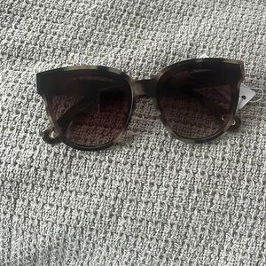 Lele Sadoughi Cheetah Print Sunglasses